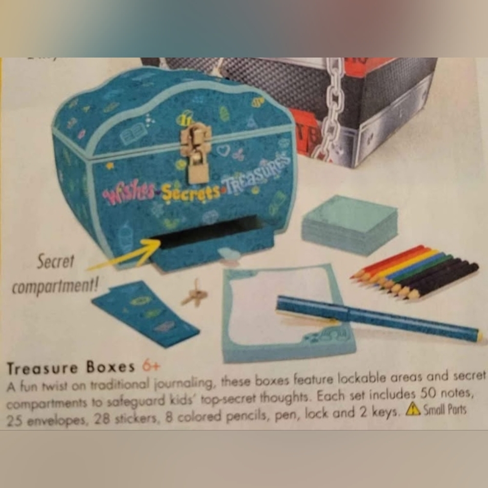 Treasure Box And Stationery
